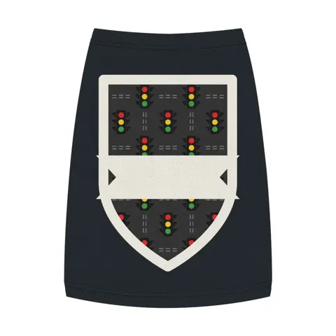 Houston Fifth Ward Signals Pet Tank Top — front view