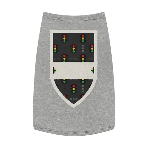 Houston Fifth Ward Signals Pet Tank Top — front view
