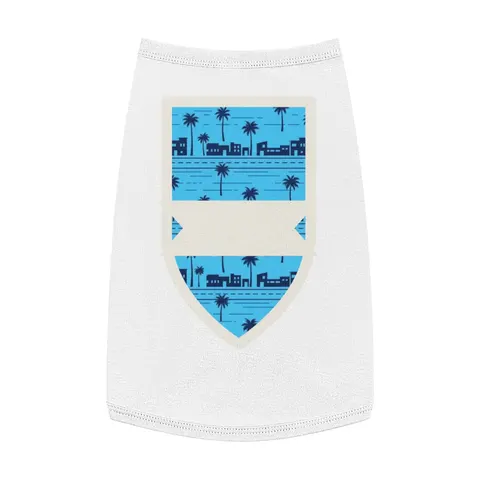 Crenshaw Blue Boulevard Pet Tank Top — front view