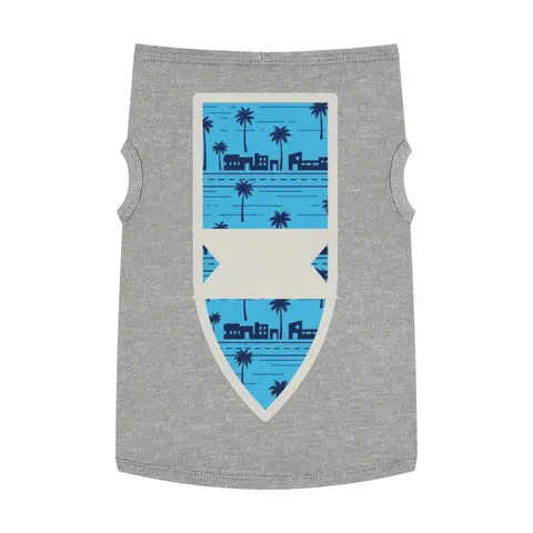 Crenshaw Blue Boulevard Pet Tank Top — front view