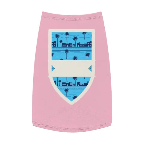 Crenshaw Blue Boulevard Pet Tank Top — front view