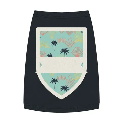 Miami Overtown Pastel Nights Pet Tank Top — front view
