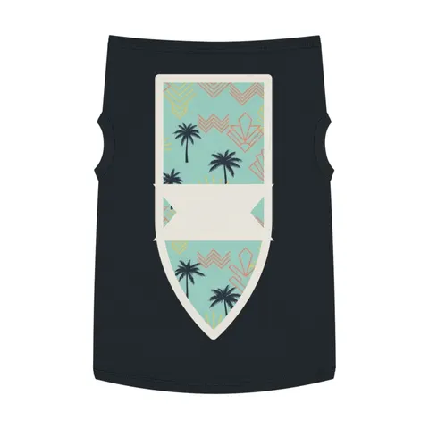 Miami Overtown Pastel Nights Pet Tank Top — front view