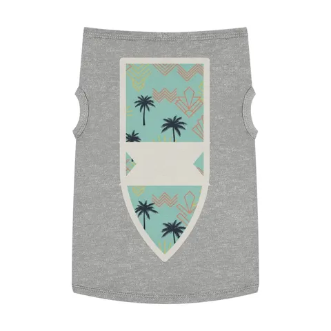 Miami Overtown Pastel Nights Pet Tank Top — front view