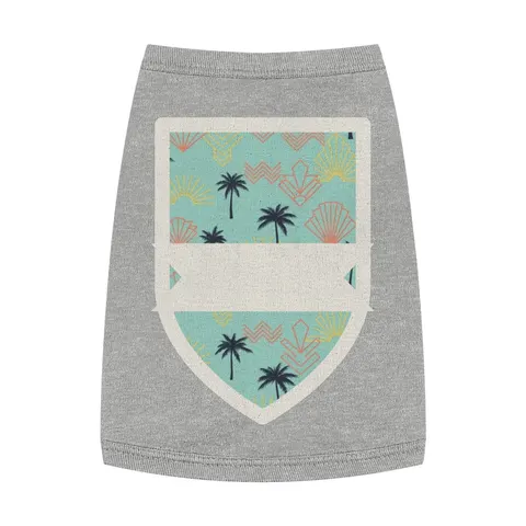 Miami Overtown Pastel Nights Pet Tank Top — front view