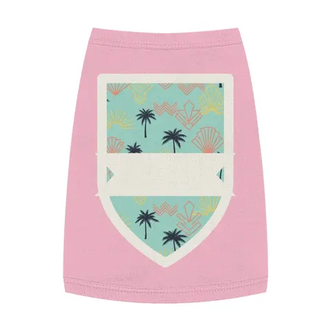 Miami Overtown Pastel Nights Pet Tank Top — front view