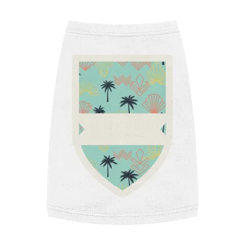 Miami Overtown Pastel Nights Pet Tank Top — front view