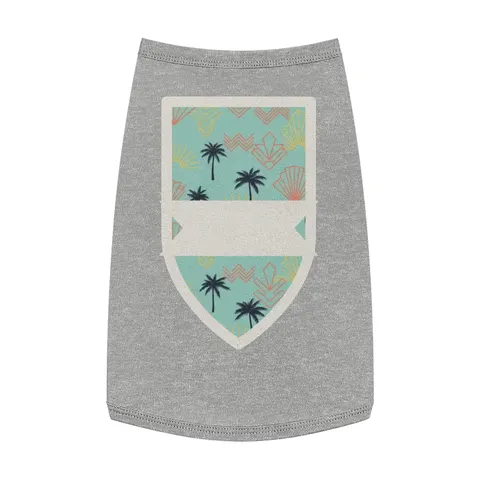 Miami Overtown Pastel Nights Pet Tank Top — front view