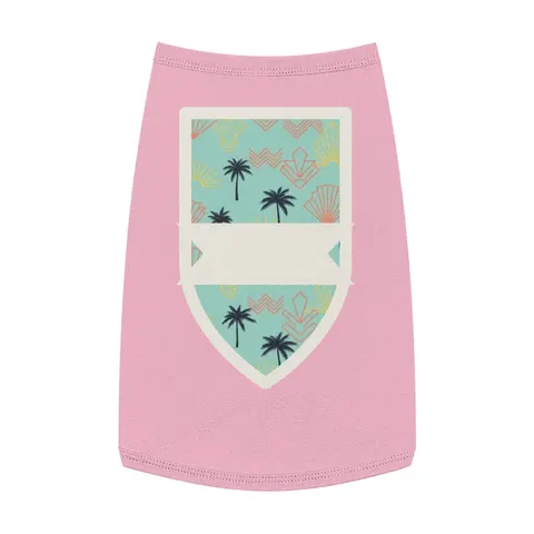Miami Overtown Pastel Nights Pet Tank Top — front view