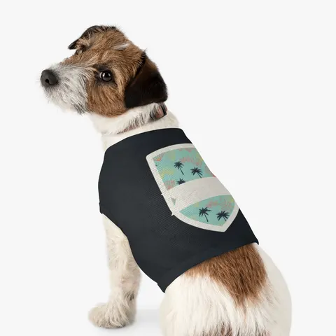 Miami Overtown Pastel Nights Pet Tank Top — other view