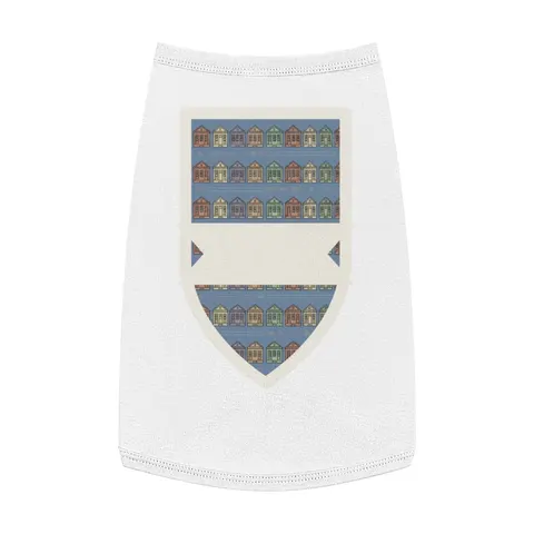 New Orleans 7th Ward Shotgun Houses Pet Tank Top — front view