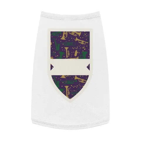 New Orleans Treme Brass Band Pet Tank Top — front view