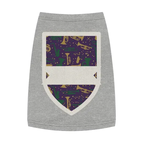 New Orleans Treme Brass Band Pet Tank Top — front view