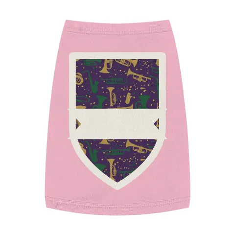 New Orleans Treme Brass Band Pet Tank Top — front view