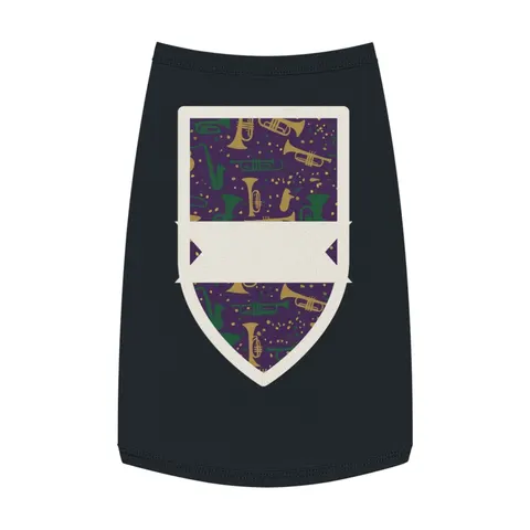 New Orleans Treme Brass Band Pet Tank Top — front view