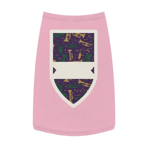New Orleans Treme Brass Band Pet Tank Top — front view