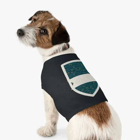 Oakland Lake Merritt Reflections Pet Tank Top — other view