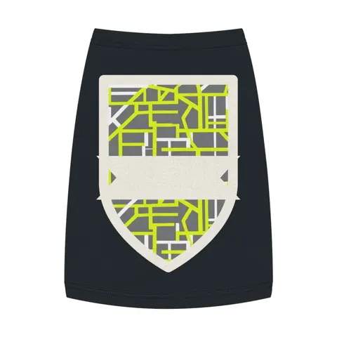 Queens South Jamaica Grid Pet Tank Top — front view