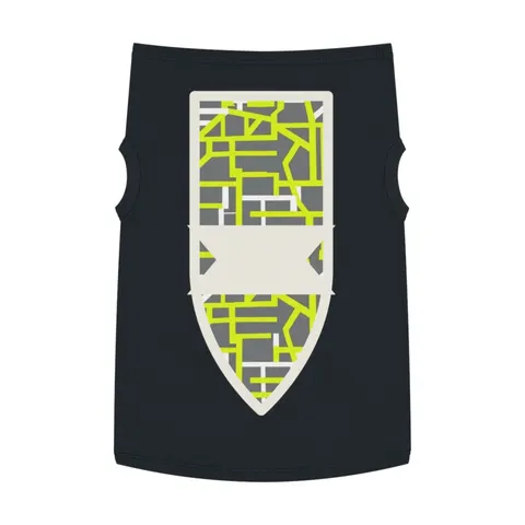 Queens South Jamaica Grid Pet Tank Top — front view