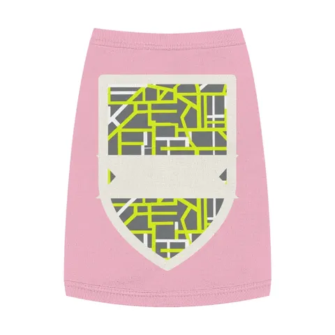 Queens South Jamaica Grid Pet Tank Top — front view