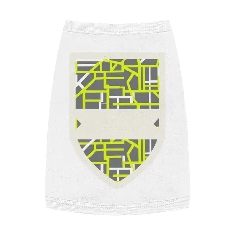 Queens South Jamaica Grid Pet Tank Top — front view