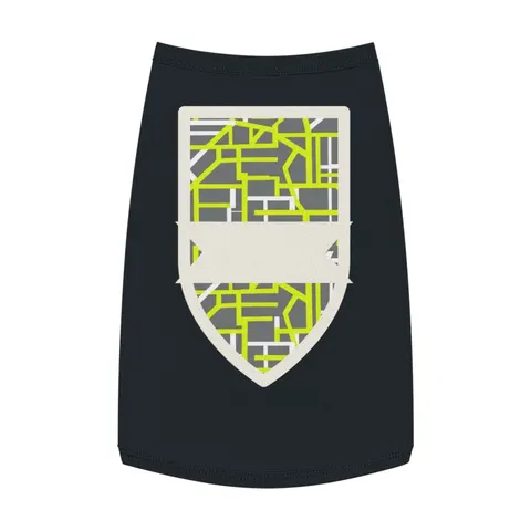 Queens South Jamaica Grid Pet Tank Top — front view