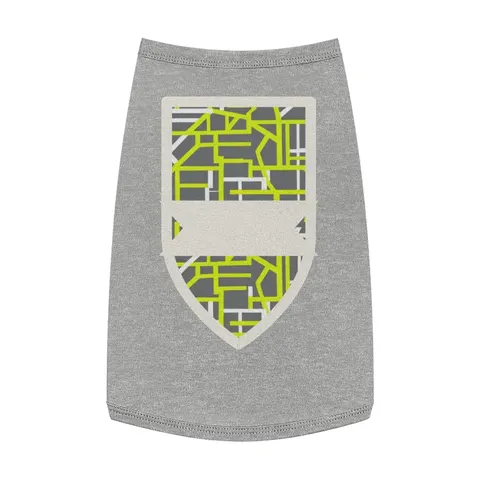 Queens South Jamaica Grid Pet Tank Top — front view