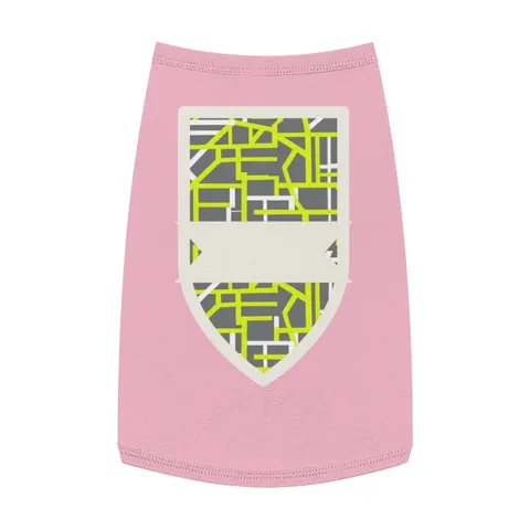 Queens South Jamaica Grid Pet Tank Top — front view