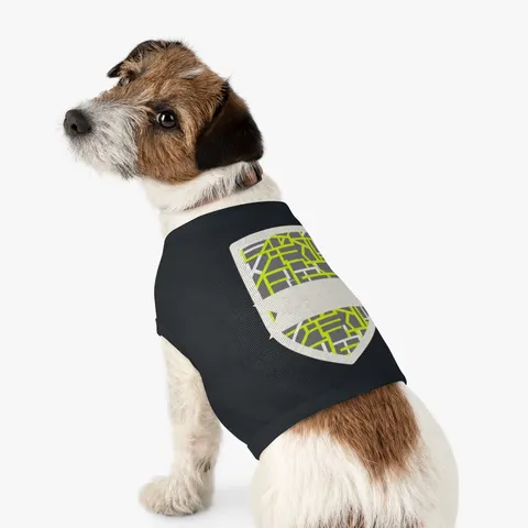 Queens South Jamaica Grid Pet Tank Top — other view