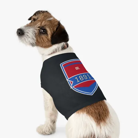 Delaware State 1891 Red & Blue Pet Tank Top — other view
