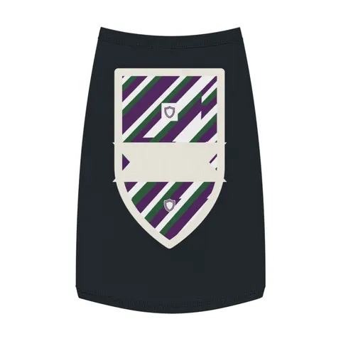 Faith Flag AME-Inspired Purple & Green Pet Tank Top — front view