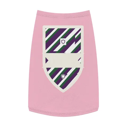 Faith Flag AME-Inspired Purple & Green Pet Tank Top — front view