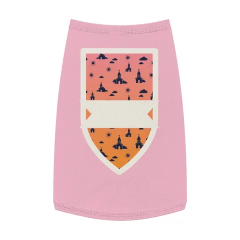 Faith Flag Black Church Sunrise Pet Tank Top — front view
