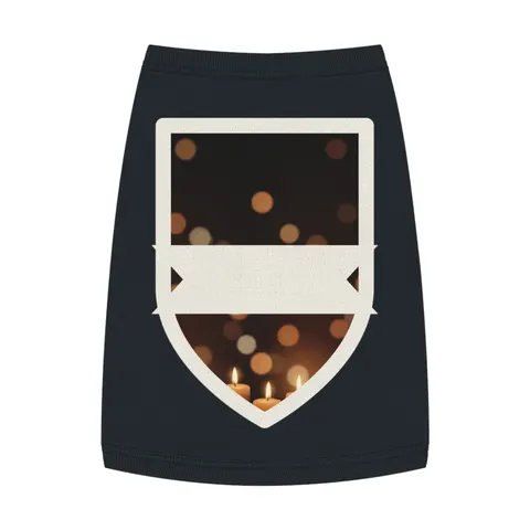 Faith Flag Candlelight Meditation Pet Tank Top — front view