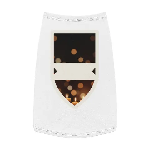 Faith Flag Candlelight Meditation Pet Tank Top — front view