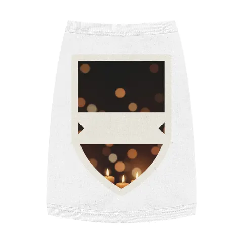Faith Flag Candlelight Meditation Pet Tank Top — front view