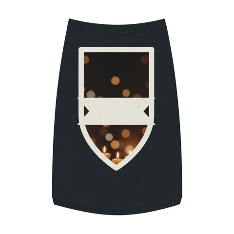 Faith Flag Candlelight Meditation Pet Tank Top — front view