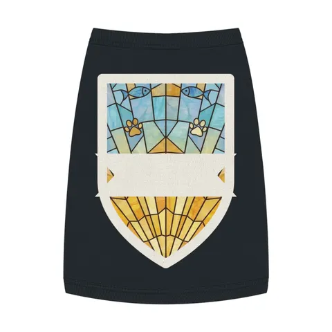 Faith Flag Sunburst Sanctuary Pet Tank Top — front view