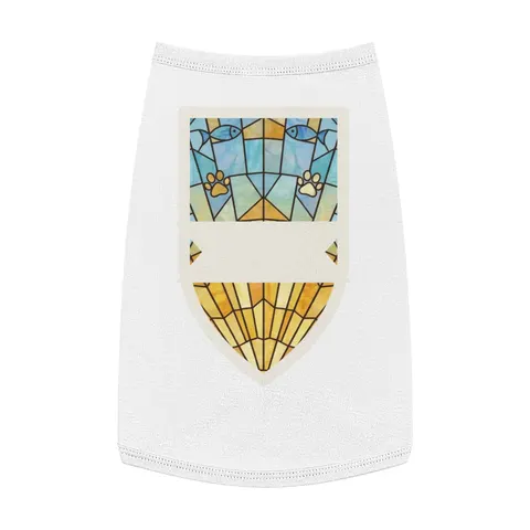 Faith Flag Sunburst Sanctuary Pet Tank Top — front view