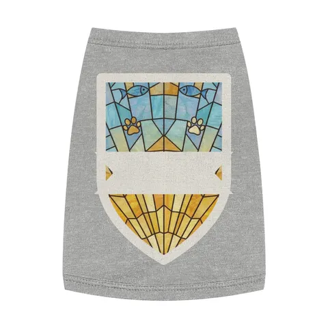 Faith Flag Sunburst Sanctuary Pet Tank Top — front view