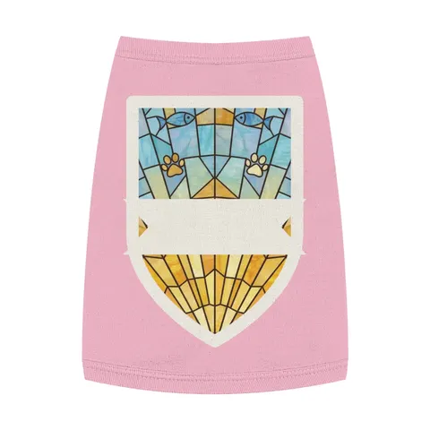 Faith Flag Sunburst Sanctuary Pet Tank Top — front view