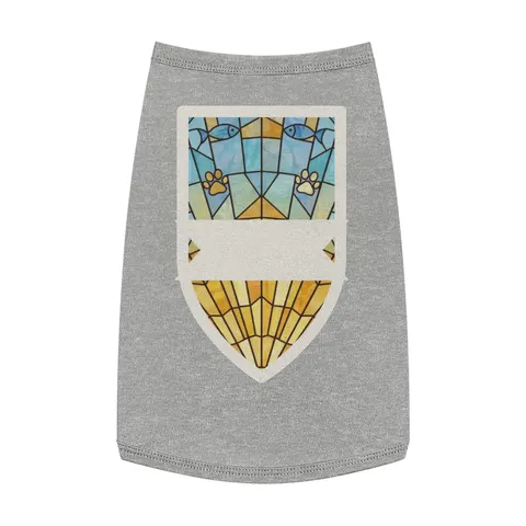 Faith Flag Sunburst Sanctuary Pet Tank Top — front view