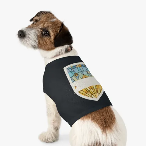 Faith Flag Sunburst Sanctuary Pet Tank Top — other view
