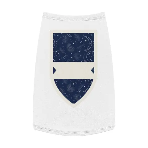 Faith Flag Crescent Moon Night Sky Pet Tank Top — front view