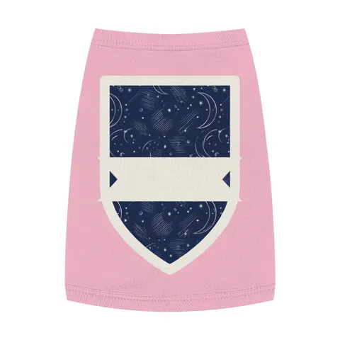Faith Flag Crescent Moon Night Sky Pet Tank Top — front view