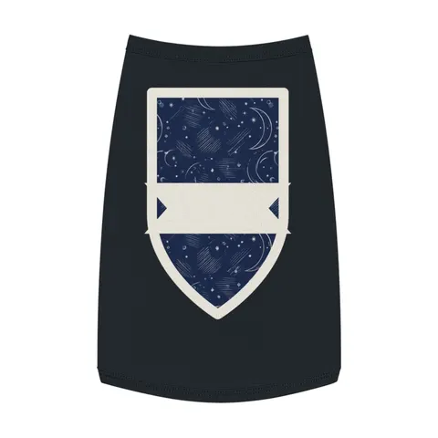 Faith Flag Crescent Moon Night Sky Pet Tank Top — front view