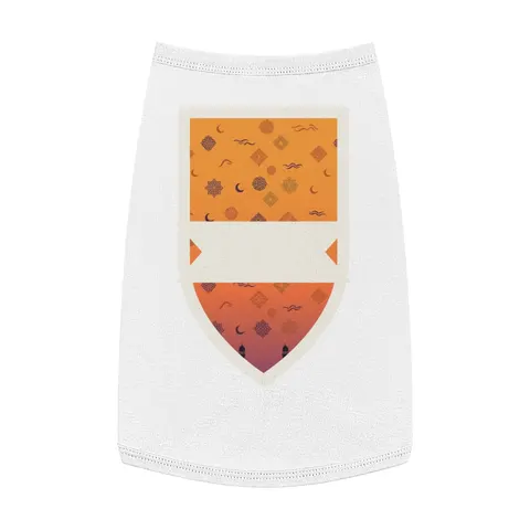 Faith Flag Mosque Sunset Silhouette Pet Tank Top — front view