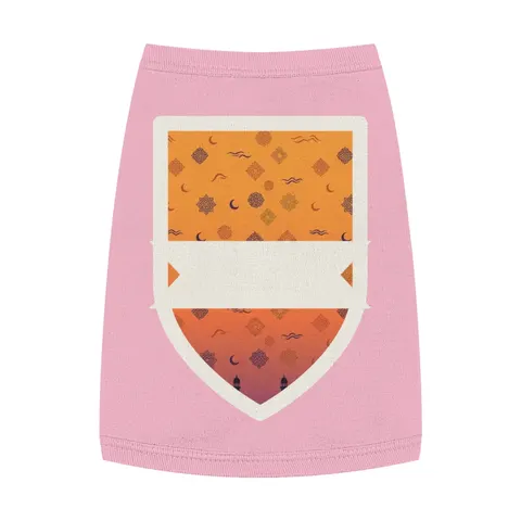 Faith Flag Mosque Sunset Silhouette Pet Tank Top — front view