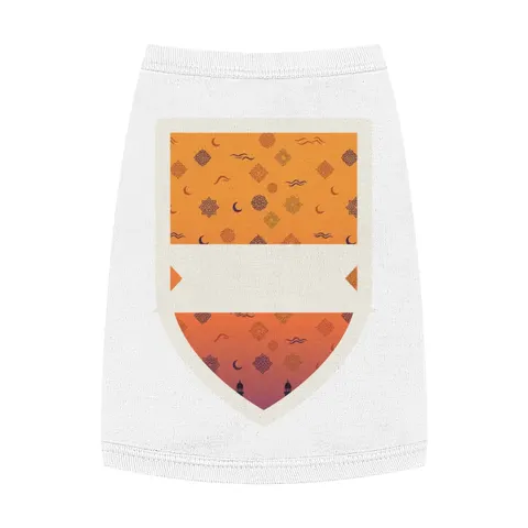 Faith Flag Mosque Sunset Silhouette Pet Tank Top — front view