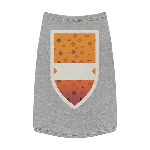 Faith Flag Mosque Sunset Silhouette Pet Tank Top — front view